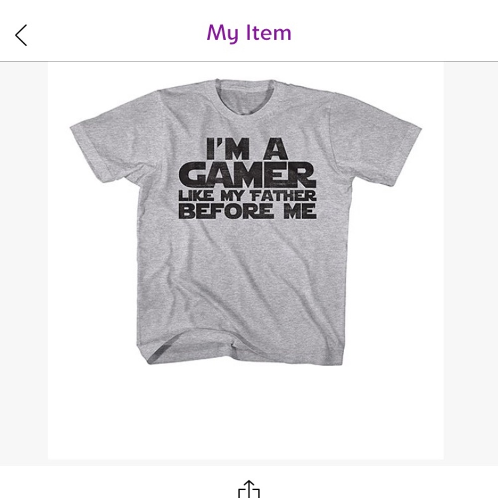 Gray Heather child tee